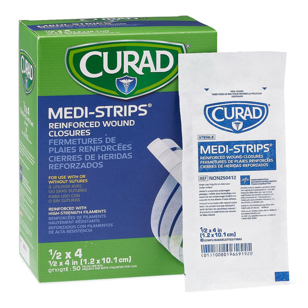 Medistrips Skin Closure Steri-strip 1/2" X 4