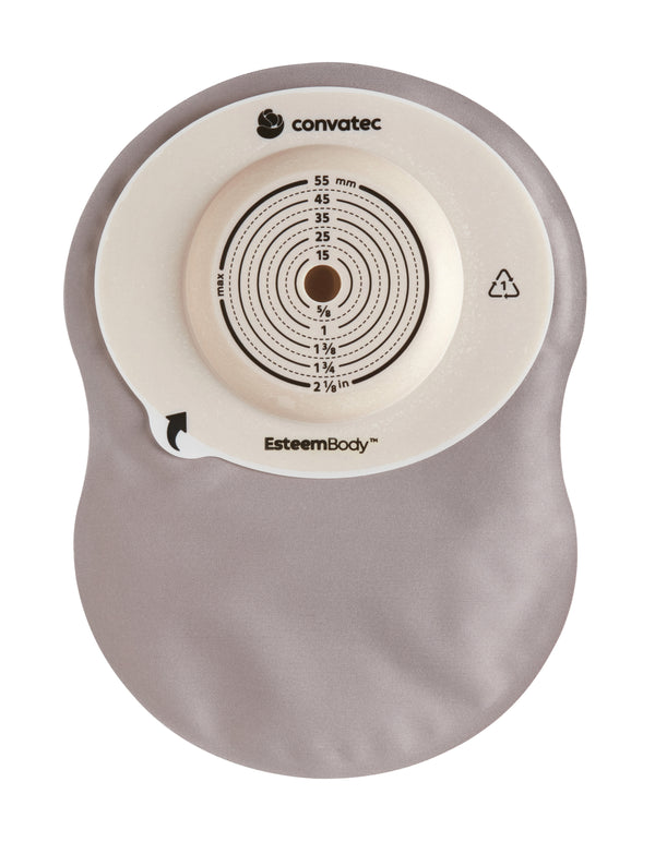 Esteem Body Closed-end Pouch Opaque Window/filter Mod Stomahesive Ctf-10-45mm 7mm-cd 50mm-tl