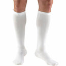 Pr/1 Truform Men'S Casual 15-20Mmhg Knee-High Xlg (17 1/2 - 20") Compression Socks White