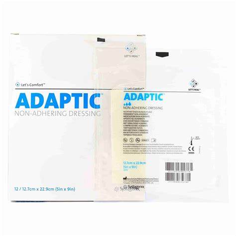 Ct/12 Adaptic Non-Adhering Dressing 9" X 5" Knitted Sterile Petrolatum Emulsion Impregnated Cellulose Acetate Fabric (Was Jnj 2019 - Same Product)