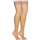 Pr/1 Truform Ladies' Sheer Lites 15-20Mmhg Compression Pantyhose Charcoal 4'11" - 5'8" And 105 - 150Lbs