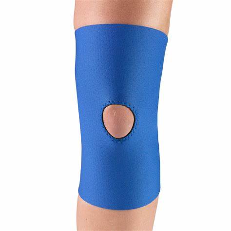 Ea/1 Champion Neoprene Minimum Knee Support W/ Open Patella 2Xl (17 3/4 - 19 1/4") Black 4-Way Stretch Breathable Moisture Absorbent Interior