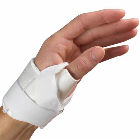 Ea/1 Otc Medium Thumb Stabilizer Left-Hand Md (6-8") Flexible Stay One-Hand Adjustable Latex-Free