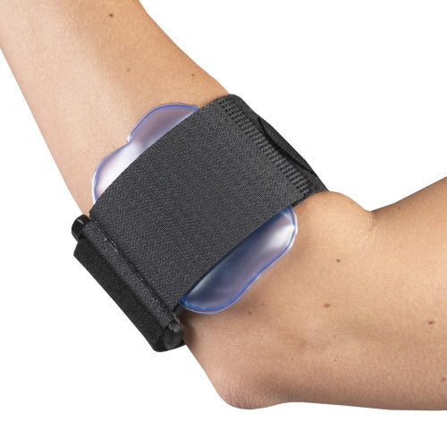 Ea/1 Otc Medium Tennis Elbow Strap W/ Gel Pad Universal Cold Or Hot Therapy Latex-Free