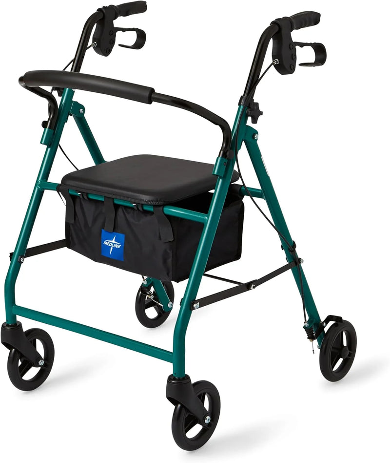 Medline Basic Rollator, 6" Wheels