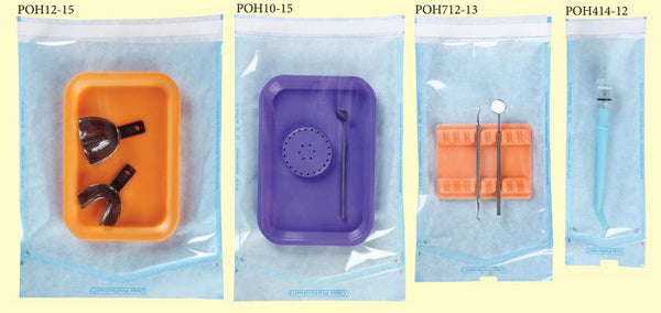 Bx/200 Sterilization Pouch 3 1/2" X 5 1/4" Class 4 Self-Sealing Multi-Parameter Indicator