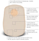 Natura Mini Pouch, Opaque, Size 38mm (1 1/2in), 5in Length