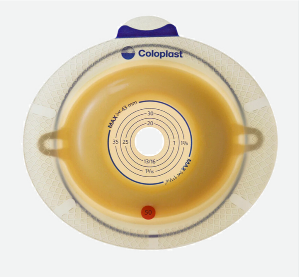 SenSura® Convex Light Flex Baseplate - Coupling size: 50mm - Baseplate hole size: 28-33mm - Item 11314