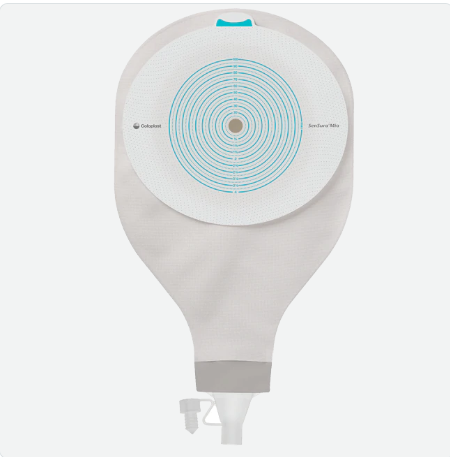 SenSura® Mio 1-Piece High Output - 1P Light Convex - Baseplate hole size: 10-43mm - 630ml- Item 18675