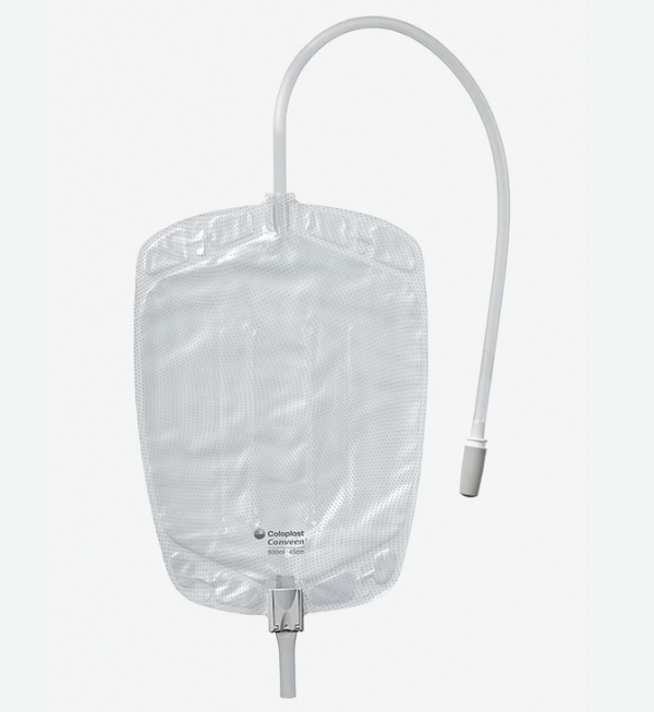 Conveen® Contour Urine Leg Bag, Clamp Outlet, non-Sterile - 5170 - Length: 18" - Volume: 600ml/21oz - Item 5170