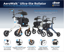 AeroWalk Ultra-Lite Rollator