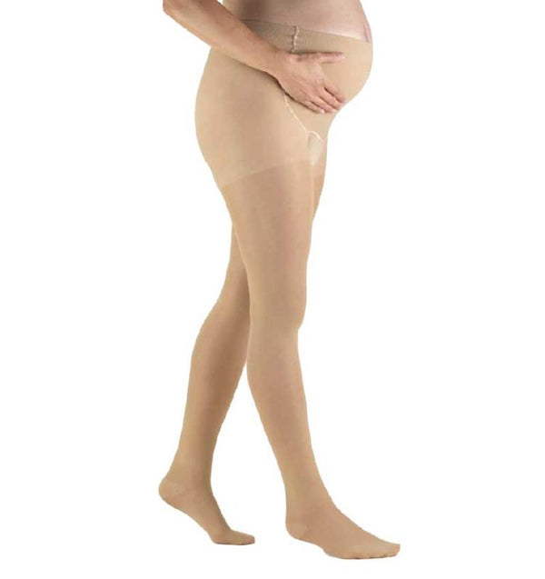 Ea/1 Ladies Maternity Trusheer 20-30Mmhg Pantyhose Xl (40-65") Beige