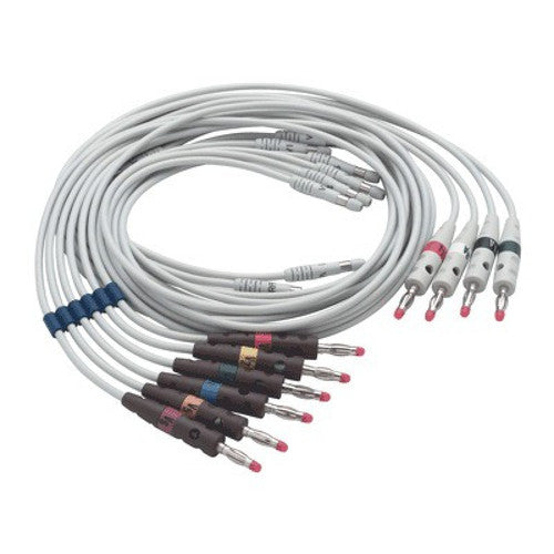 Pk/5 Adapter Alligator Clip F/Ecg Lead Wires 4Mm