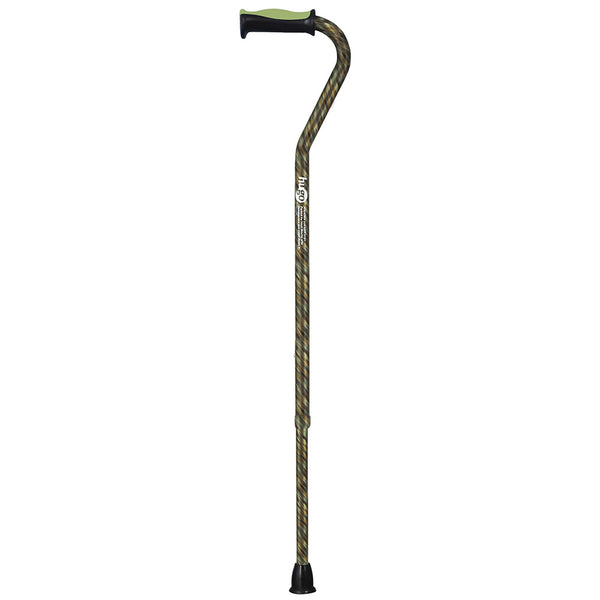 Hugo Ergonomic Offset Handle Cane - Rainforest