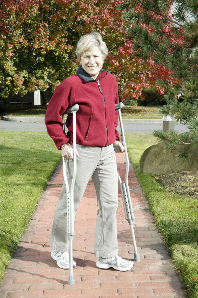 Aluminum Crutches with Accessories - Youth