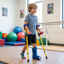 Ossenberg forearm crutches Kiddy open cuff with Ergo soft handle