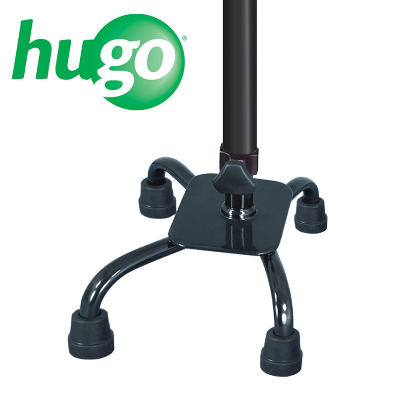 Hugo Ergonomic Quad Cane - Ebony