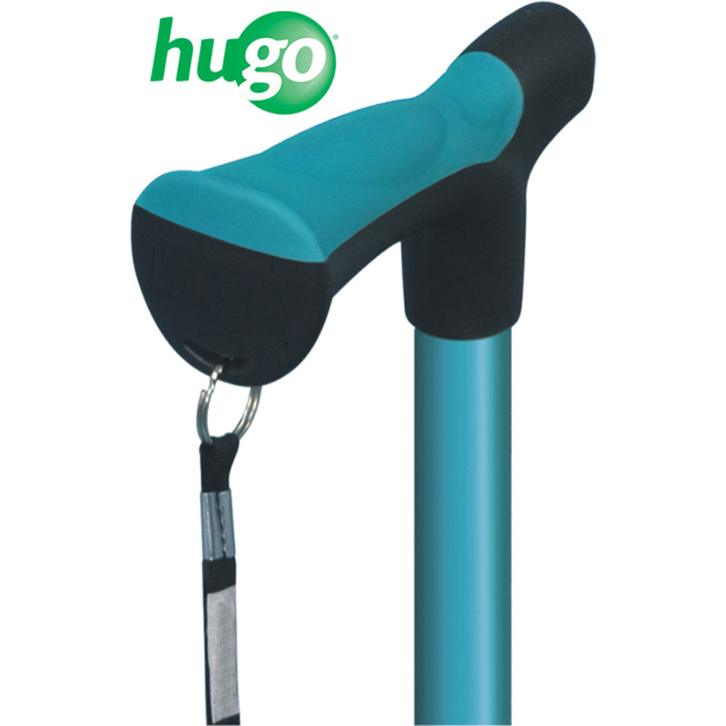 Hugo Ergonomic Derby Handle Cane - Aquamarine