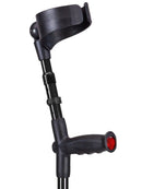 Ossenberg forearm crutches BIG XL closed cuff with anatomic soft handle