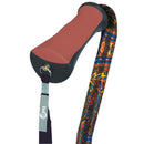 Hugo Ergonomic Offset Handle Cane - Paisley