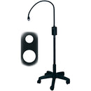 Solic Bright-White Adjustable Exam Spot Light with 40" Flex Arm, With Mobile Base