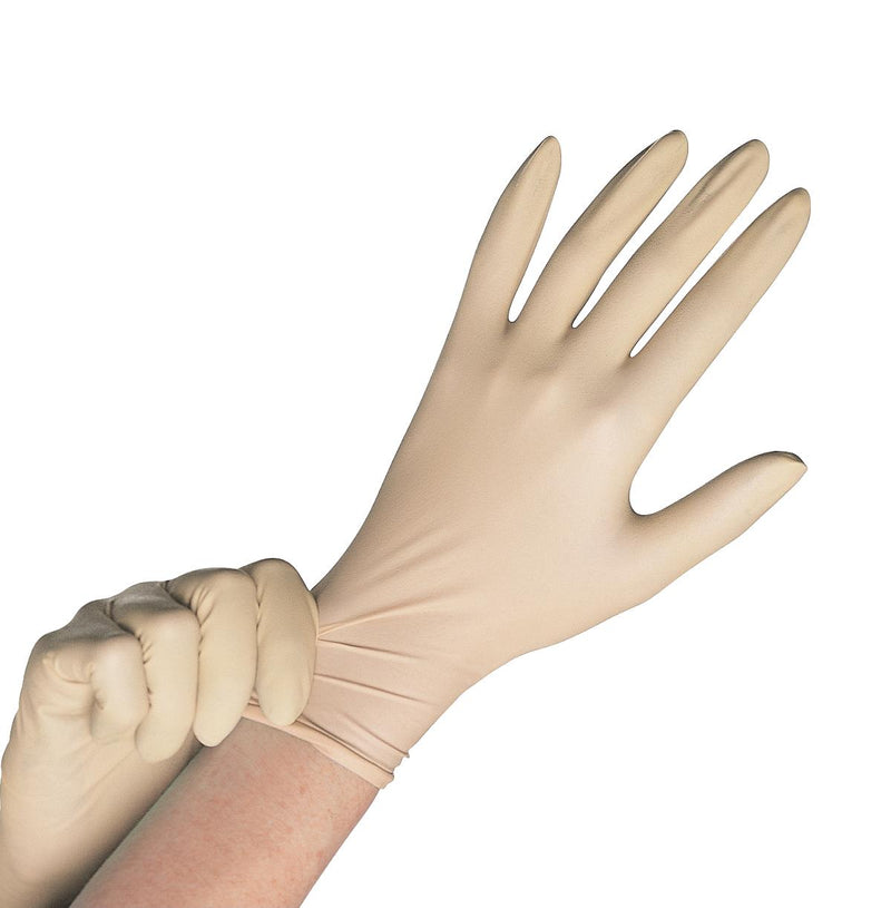 CURAD® Powder-Free Synthetic Exam Glove, Cream, Large, box/150