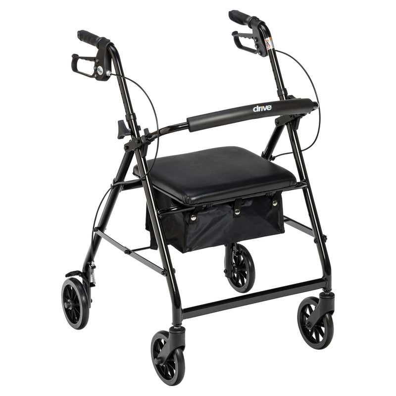 Aluminum Rollator, 6" Casters