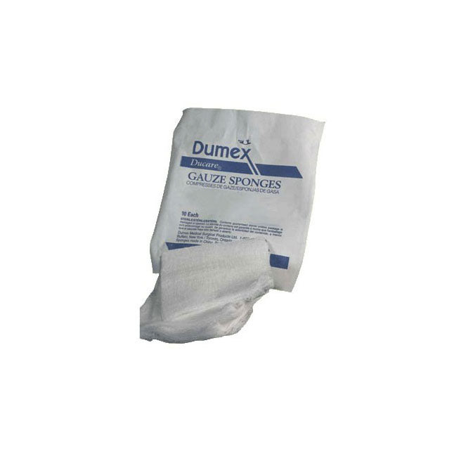 Ducare Woven Gauze Sponge 4In X 4In, 12Ply, Sterile