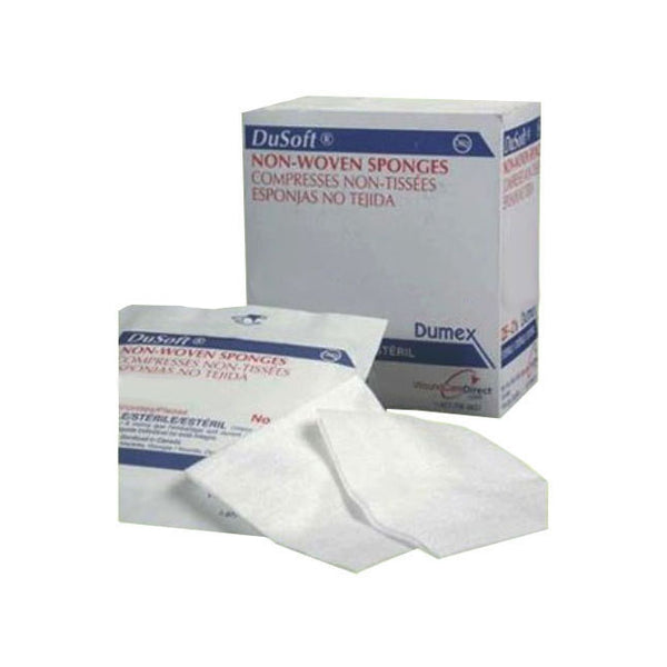 (Cs10)   Bg/200 Dusoft Sponge N/Woven N/S 4Ply 4X4In