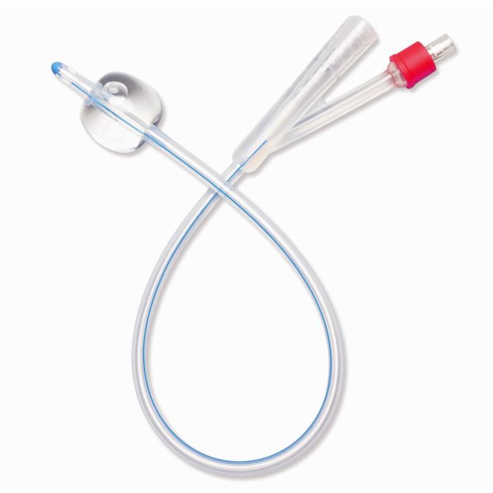 Medline SelectSilicone 2-Way 100% Silicone Foley Catheter, 30 cc (mL)