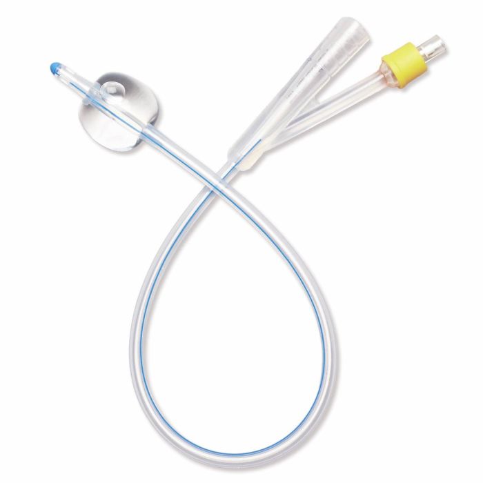 Medline SelectSilicone 2-Way 100% Silicone Foley Catheter, 30 cc (mL)