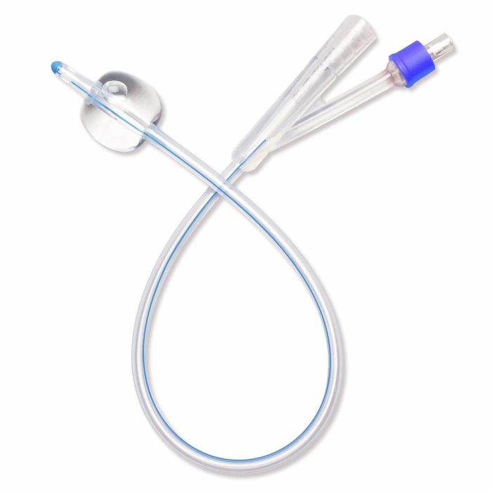 Medline SelectSilicone 2-Way 100% Silicone Foley Catheter, 30 cc (mL)