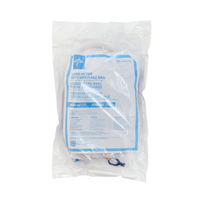 Medline  Urine Meter Drainage Bag, 400Ml.