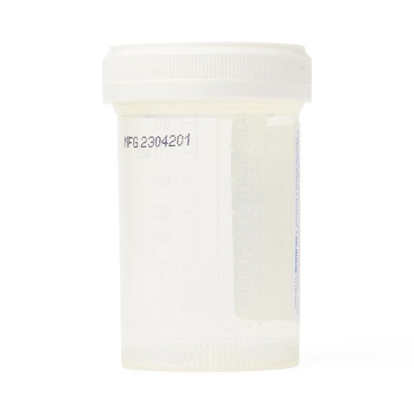 Medline Pneumatic Tube System Specimen Container, White, 90 mL (3 oz.)