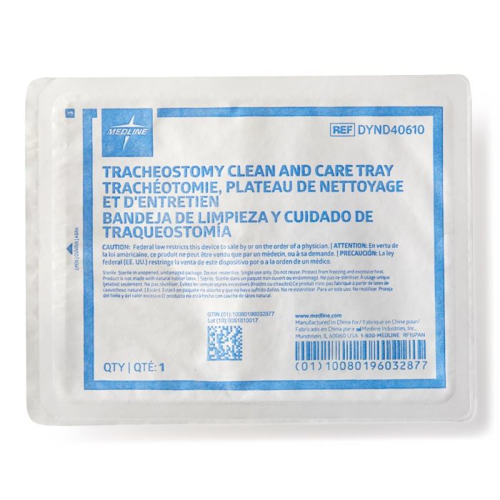 Medline Sterile Tracheostomy Care and Cleaning Tray