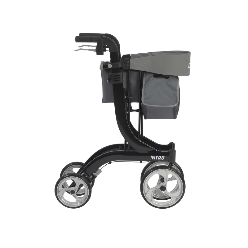 Nitro Aluminum Rollator, 10" Casters