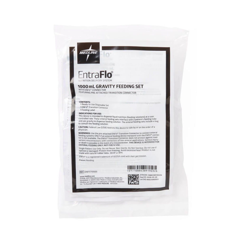 Entraflo Medline Entraflow Gravity Feeding Set | Canadian Medical Store