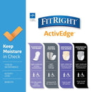 FitRight ActivEdge Women's Bladder Control Pads