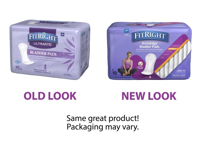 FitRight ActivEdge Women's Bladder Control Pads