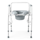 Medline Steel Drop-Arm Commode