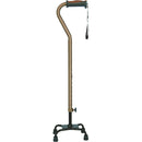 Hugo Ergonomic Quad Cane - Cocoa