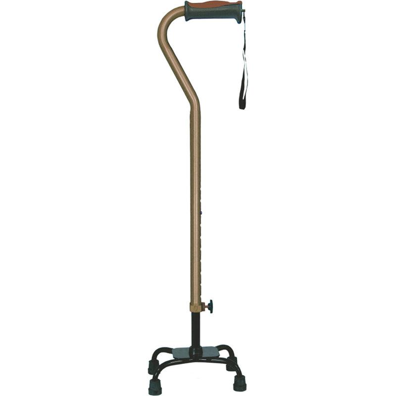 Hugo Ergonomic Quad Cane - Cocoa