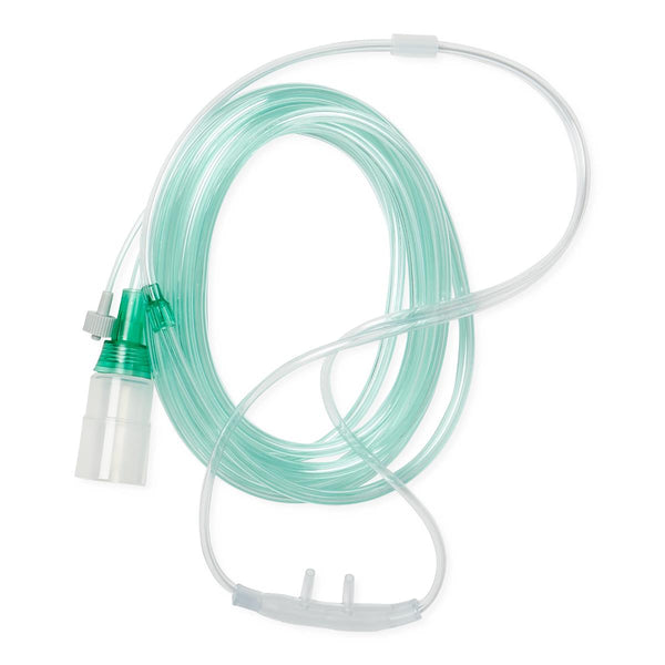 Medline SuperSoft CO2 Cannula with O2 Tubing, Adult, Tubing: 7' (2.1 m)