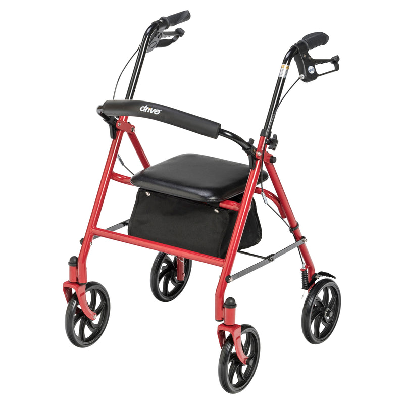 Durable 4 Wheel Rollator with 7.5" Casters