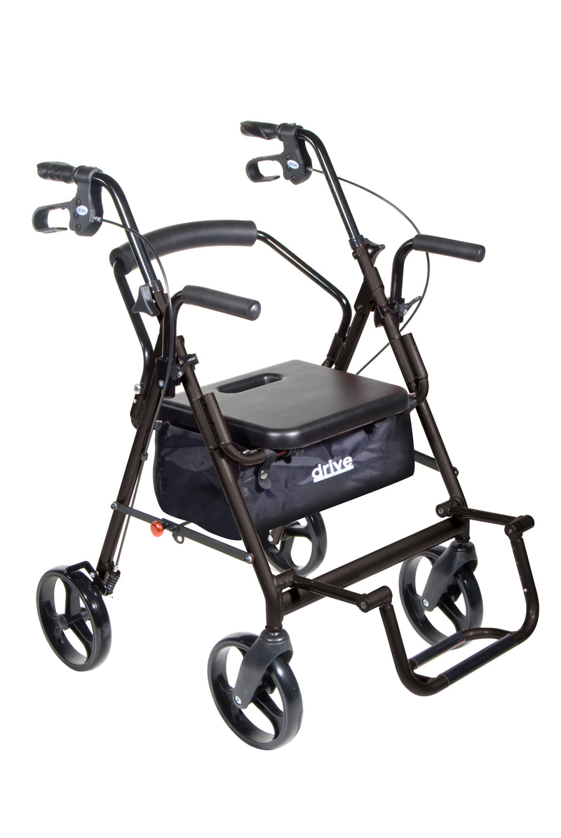 Duet Rollator/Transport Chair, 8" Casters