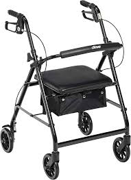 Medline Basic Rollator, 6" Wheels