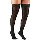 Pr/1 Truform 20Plus Strong & Sheer 20-30Mm Thigh High With Lace Black Medium