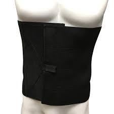 Ea/1 Otc Maximum Heavy Duty Four Panel Abdominal Binder 12" Black, Medium (33-36")