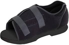 Ea/1 Otc Maximum Soft Top Post-Op Shoe Men'S (6 1/2 - 8 1/2) Semi-Rigid Sole & Adjustable Straps Left Or Right Foot