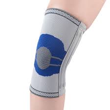 Ea/1 Champion Elastic Knee Support With Flexible Stays Light Grey X-Small (12")